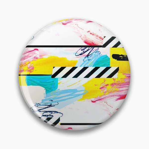 Item preview, Acrylic Stripped Taped Collage Patterned designed and sold by Designs By YL.