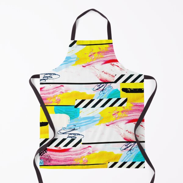 Item preview, Acrylic Stripped Taped Collage Patterned designed and sold by Designs By YL.