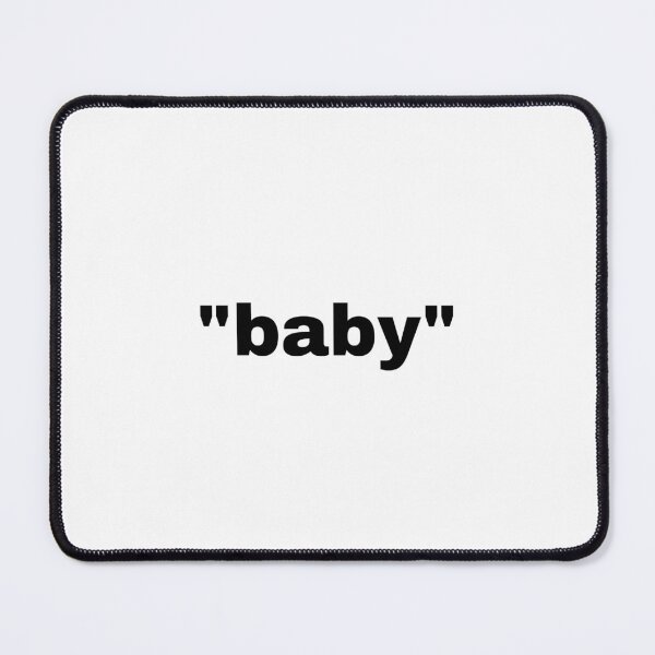 Item preview, "baby" single word with quotation marks designed and sold by JonathanFTR.