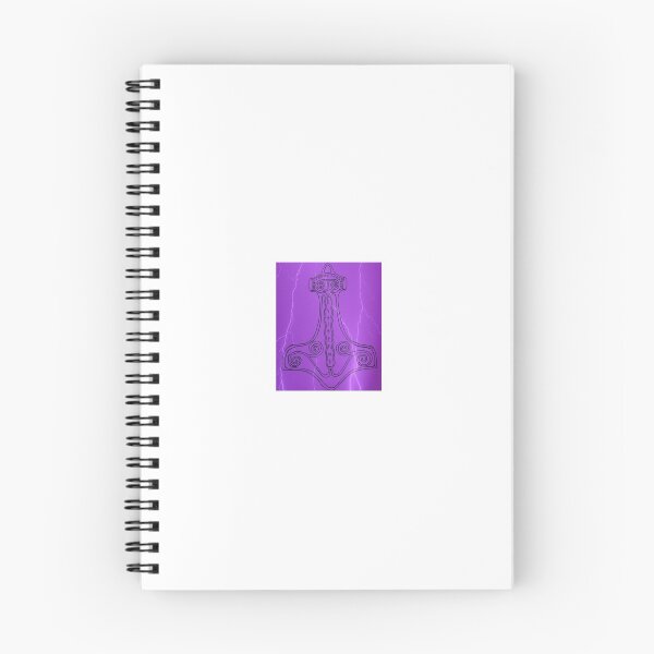 Item preview, Purple lightning Thor's hammer designed and sold by onthethruway.