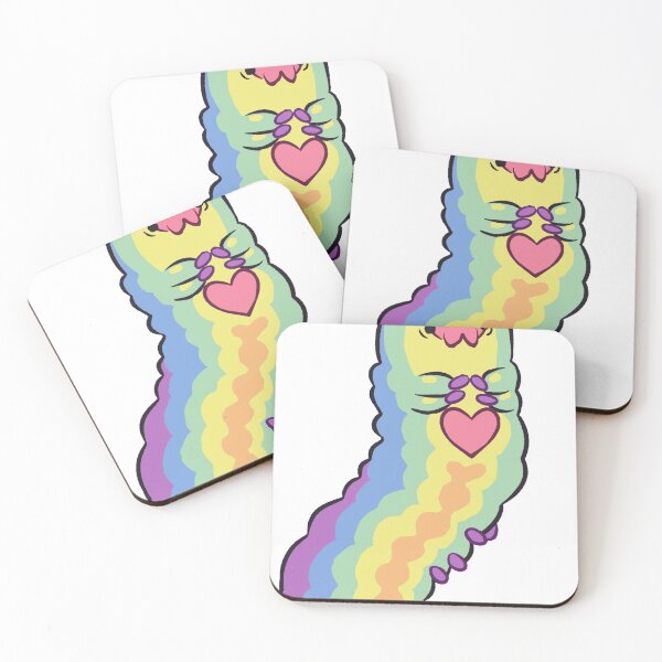 Item preview, Rainbow flag Cater-pride caterpillar designed and sold by AlexDiRienzoArt.