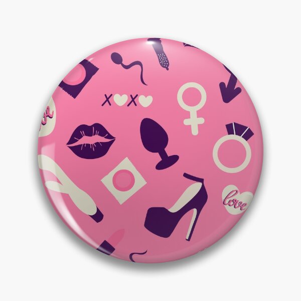 Item preview, valentines day adult toys seamless pattern  designed and sold by Sya Prints.