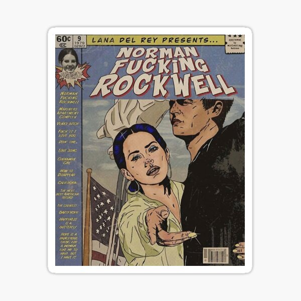 Norman F**king Rockwell Sticker