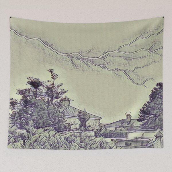 Item preview, Fork Lightning In Pen And Ink designed and sold by Fearless-Fox.