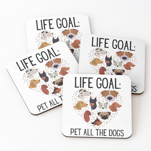 Item preview, Life Goal: Pet All The Dogs designed and sold by MeaganMoo.
