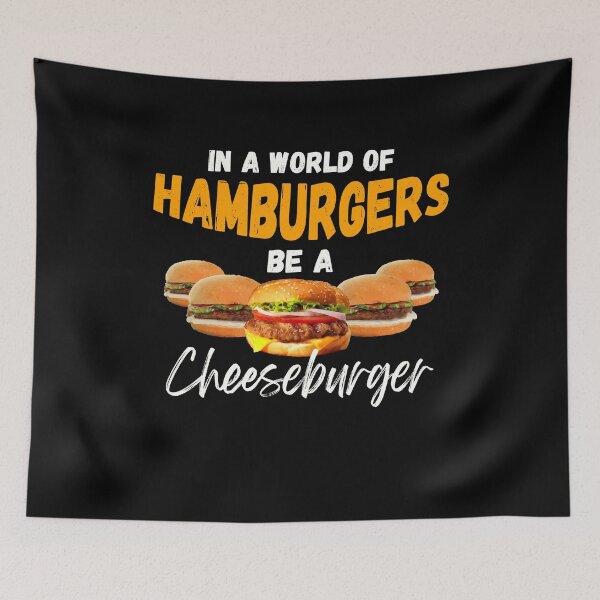 Item preview, In A World Of Hamburgers Be A Cheeseburger Day designed and sold by Dressed For  Duty.