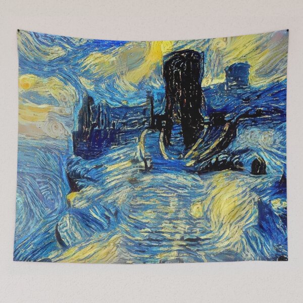 Item preview, High Hrothgar Skyrim Starry Night designed and sold by weirdo97.