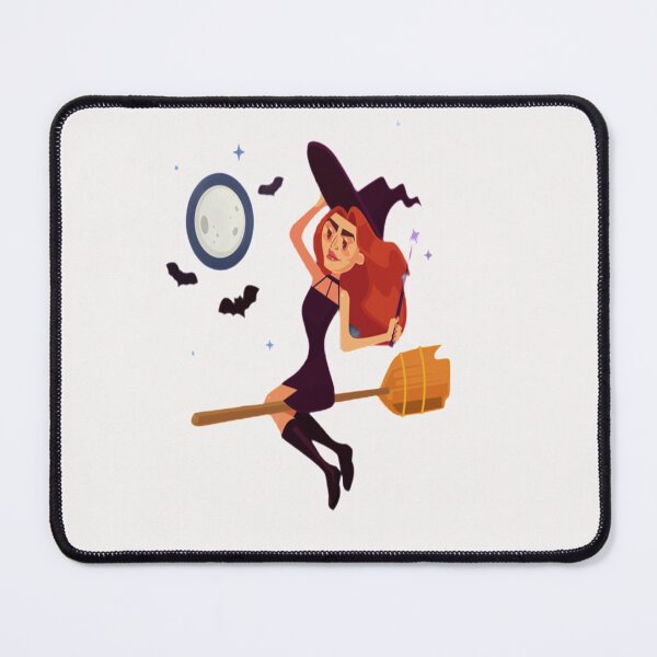 Item preview, Yes I Can Drive a Stick Hallowen Evil witch woman on broom sticker and classic T-SHIRT  designed and sold by angel1818.