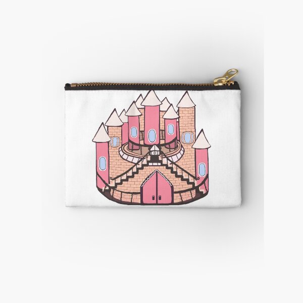 Item preview, Fairytale Coral Castle | A Pink Fairytale Castle Drawing designed and sold by fairytalearrrt.