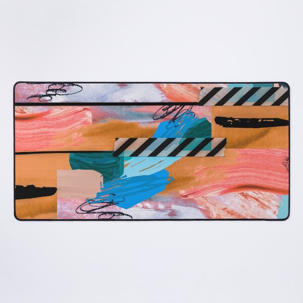Item preview, Acrylic Stripped Taped Collage Patterned designed and sold by Designs By YL.