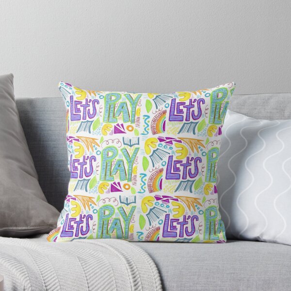 Item preview, Let's play pattern illustration designed and sold by tessakatecreate.