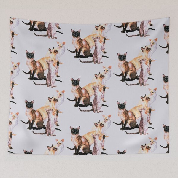 Item preview, Siamese Assortment designed and sold by BarbBarcikKeith.