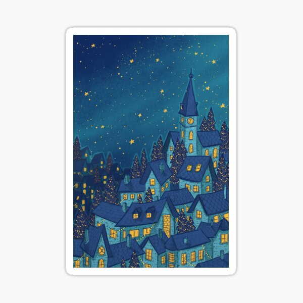 Starry Night Sticker
