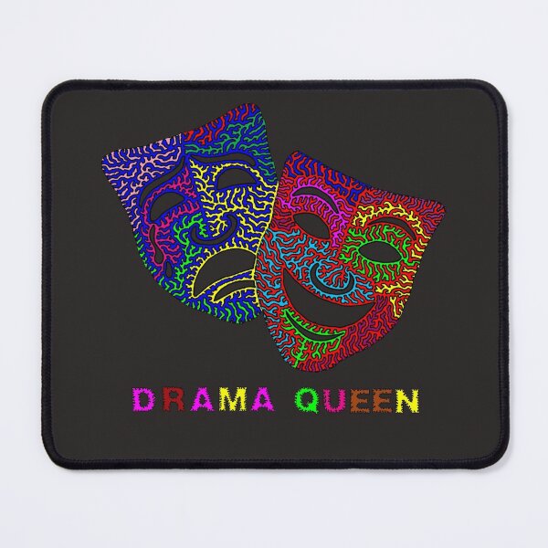 Item preview, Drama Queen - Comedy & Tragedy Masks designed and sold by Maxwell Nightser.