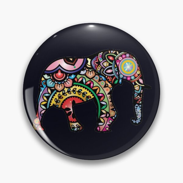Item preview,  lucky elephant indian inspired hipster elephant pattern designed and sold by WeGotThat.
