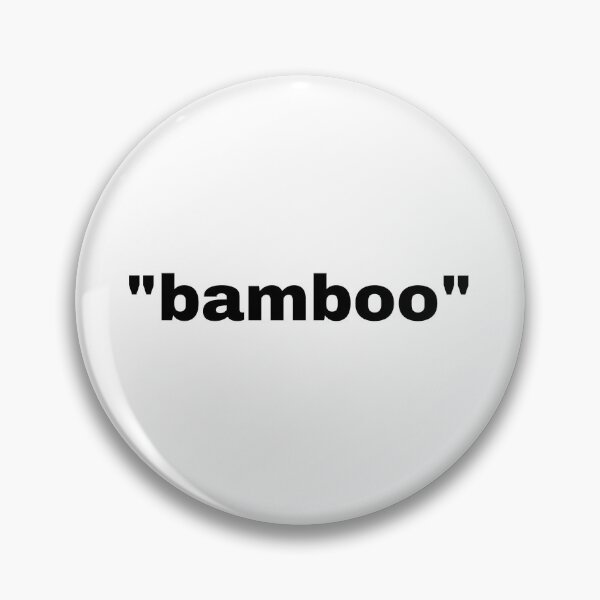 Item preview, "bamboo" single word with quotation marks designed and sold by JonathanFTR.