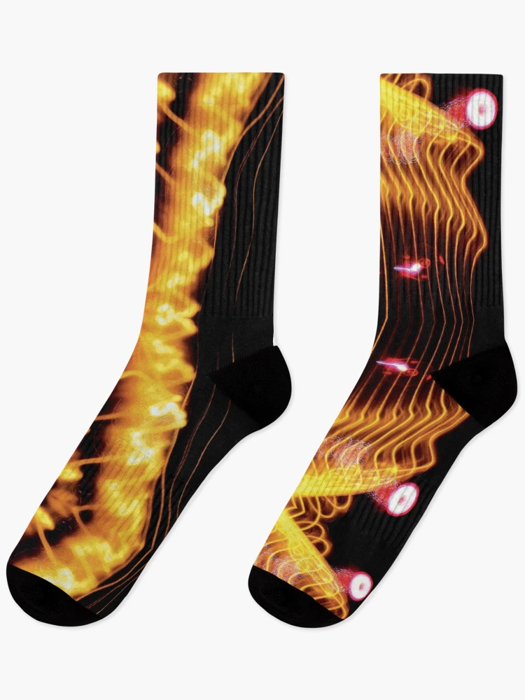 Thumbnail 1 of 5, Socks, Yellow Laser Lights designed and sold by RIGHTCHUS.