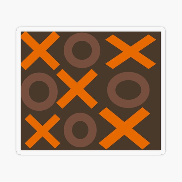 X's and O's | Sticker