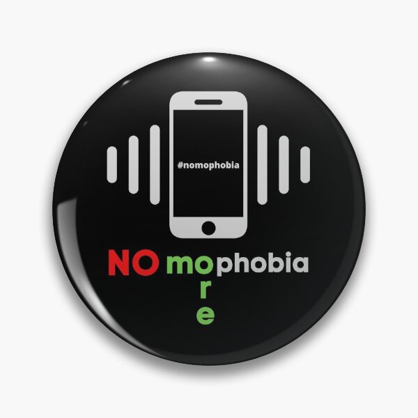 Item preview, Nomophobia No More no-mobile-phone-phobia Cell Phone Addiction Design designed and sold by BeeZBeez.