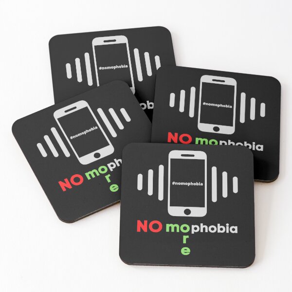 Item preview, Nomophobia No More no-mobile-phone-phobia Cell Phone Addiction Design designed and sold by BeeZBeez.