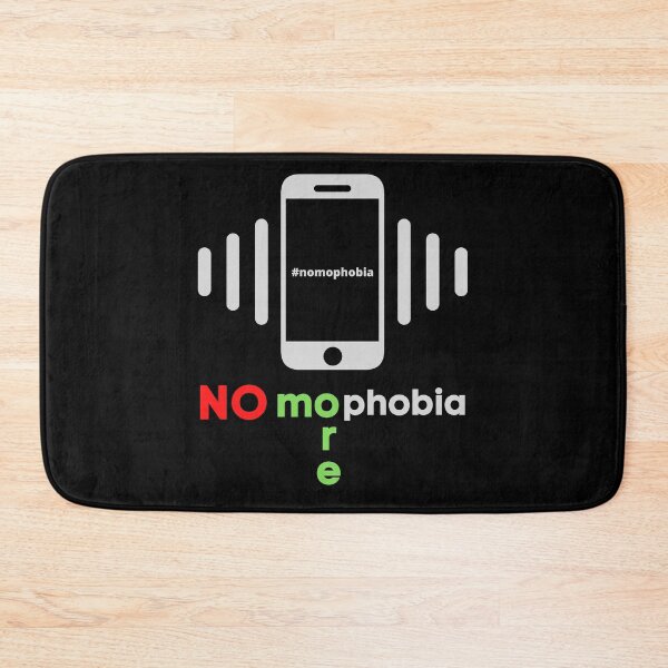 Item preview, Nomophobia No More no-mobile-phone-phobia Cell Phone Addiction Design designed and sold by BeeZBeez.
