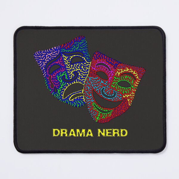 Item preview, Drama Nerd- Comedy & Tragedy Masks designed and sold by Maxwell Nightser.