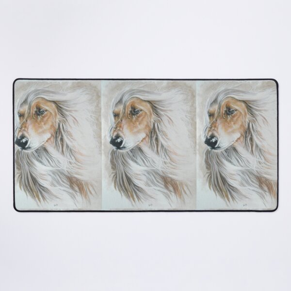 Item preview, Afghan Hound Portrait in Color designed and sold by BarbBarcikKeith.