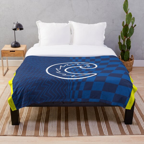 Aperçu de l'œuvre Maillot Chelsea Domicile 2021 - 2022 Zig Zag Checkerboard C Rebrand créée et vendue par Football Sticker.