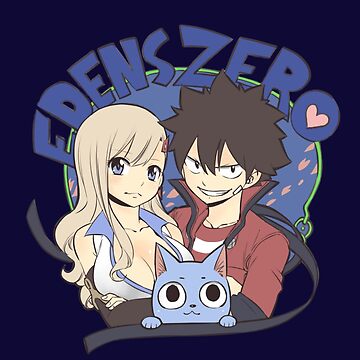 Edens Zero Cute Rebecca Happy and Shiki  Sticker for Sale by