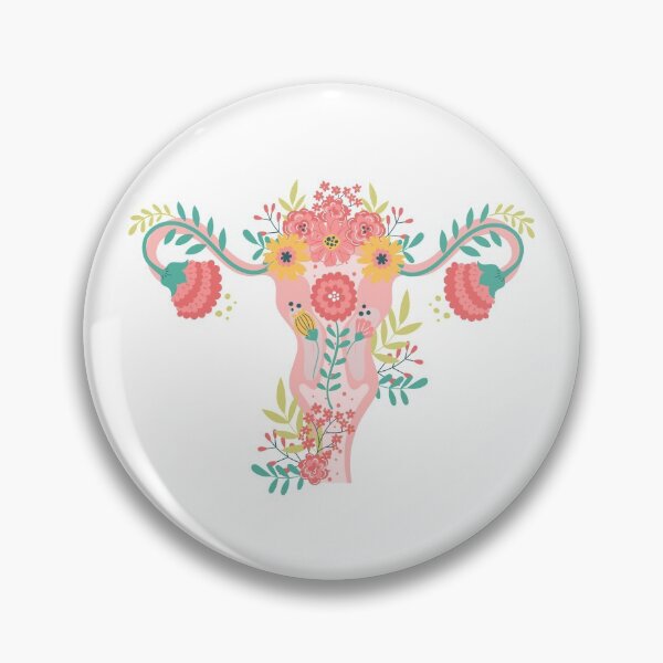 Item preview, female reproductive system with flowers designed and sold by Sya Prints.