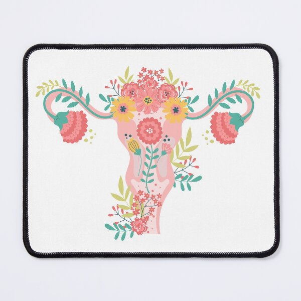 Item preview, female reproductive system with flowers designed and sold by Sya Prints.