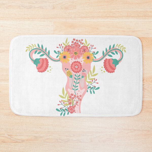 Item preview, female reproductive system with flowers designed and sold by Sya Prints.