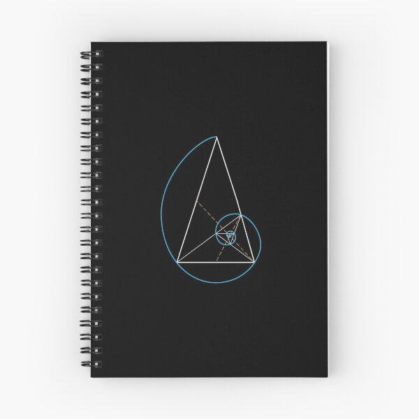 Item preview, Golden Triangles Fibonnaci Spiral Golden Ratio designed and sold by signsandsymbols.