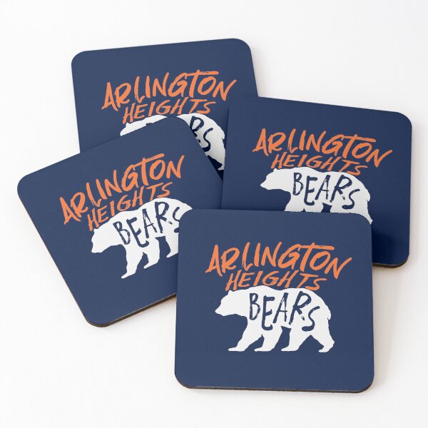 Item preview, Arlington Heights Bears Football Team Touchdown Retro Endzone Classic Bear Blue designed and sold by friendly-fox.