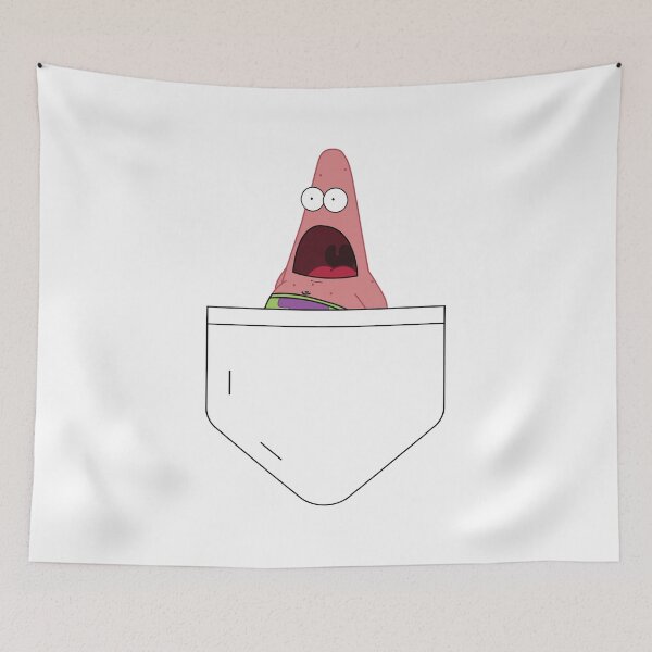 Item preview, Shocked Patrick in a Pocket - Sponge Bob designed and sold by Apenimon.