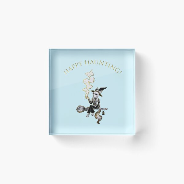 Item preview, Happy Haunting With Little Witch Kitty designed and sold by Brooksie Fontaine.