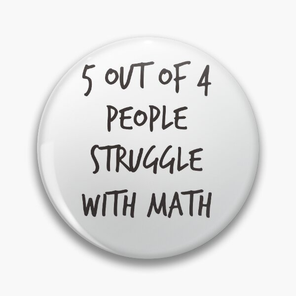 Item preview, Math joke typography art no1 designed and sold by FantaDesigns.