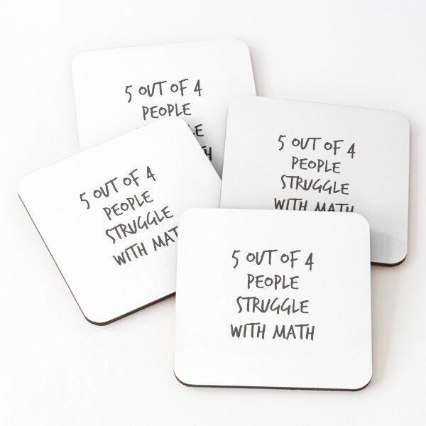 Item preview, Math joke typography art no1 designed and sold by FantaDesigns.