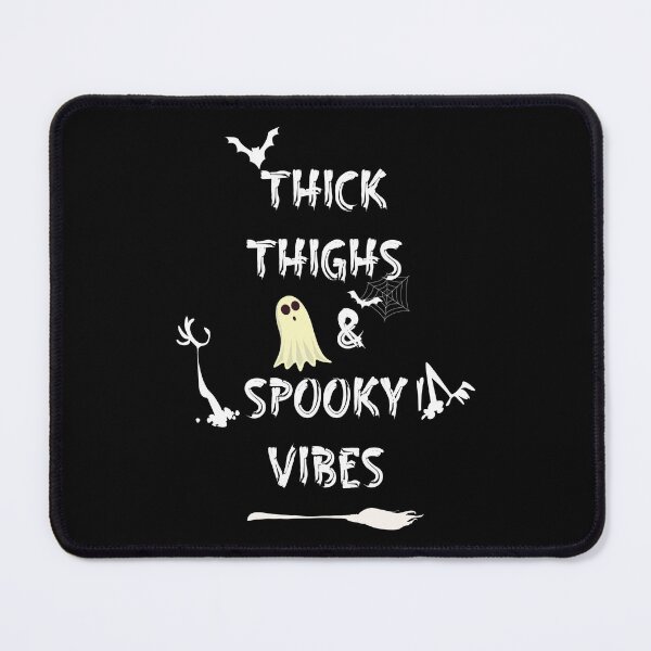 Item preview, happy halloween, Thick Thighs and Spooky Vibes, funny Meme Gift for Best Friend boyfriend girlfriend designed and sold by joygift369.