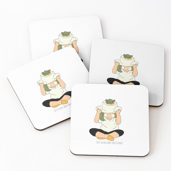 Item preview, Just a Girl Who Loves Frogs designed and sold by WoofKlan.