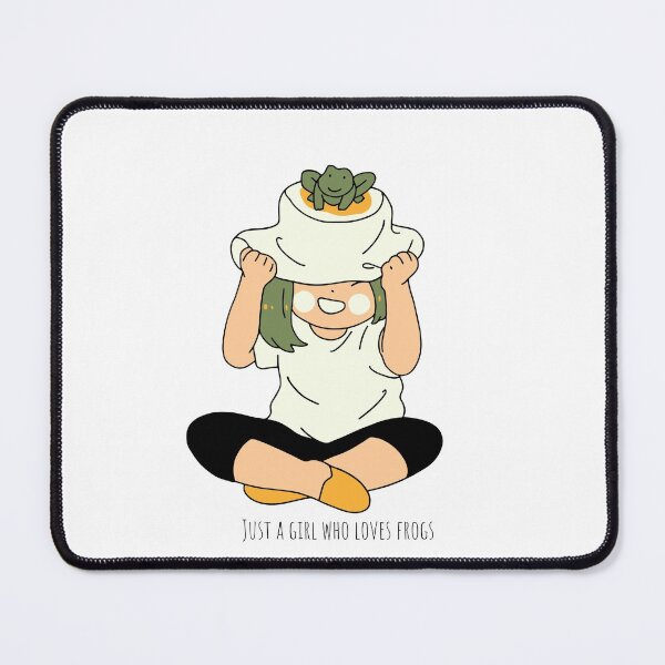 Item preview, Just a Girl Who Loves Frogs designed and sold by WoofKlan.