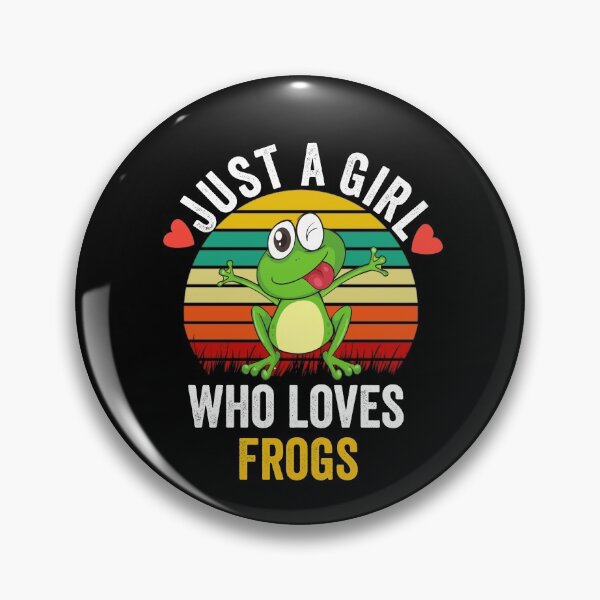 Item preview, Just a girl who loves frogs designed and sold by Designhub14.