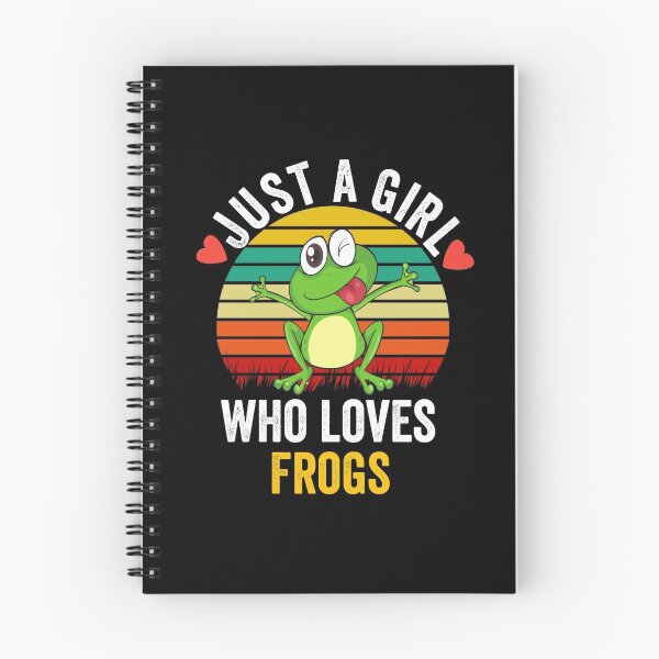 Item preview, Just a girl who loves frogs designed and sold by Designhub14.
