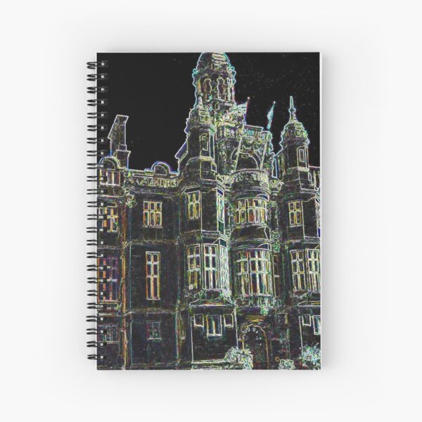 Item preview, Harlaxton Manor in black designed and sold by inavantiCreates.