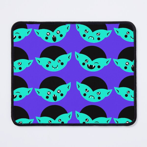 Item preview, Teal and Violet Vampire Pattern designed and sold by Jelly Turnip.