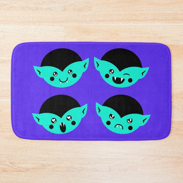 Item preview, Teal and Violet Vampire Pattern designed and sold by Jelly Turnip.