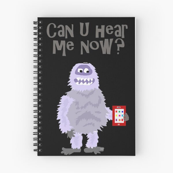 Item preview, Funny Abominable Snowman Talking on Cell Phone designed and sold by Nature's Fancy.