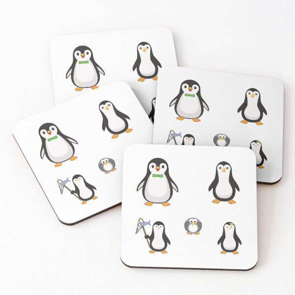 Item preview, A Pack of Five Separate Penguin Family Stickers on One Sheet designed and sold by ThePicturesGuy.