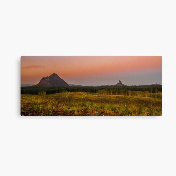 glasshouse mountains Canvas Print