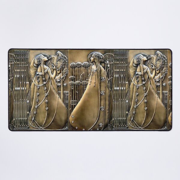 Item preview, Art Nouveau Female Figures Amongst Roses designed and sold by BulganLumini.